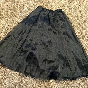 Black Puffy Skirt